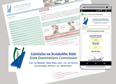 State Examination Commission Website development & mobile app development